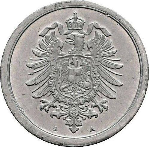Reverso 1 Pfennig 1918 A "Tipo 1916-1918" - valor de la moneda  - Alemania, Imperio alemán