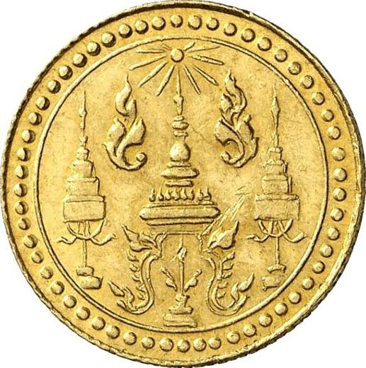 Аверс монеты - Пит (4 бата) 1894 года - цена золотой монеты - Таиланд, Рама V