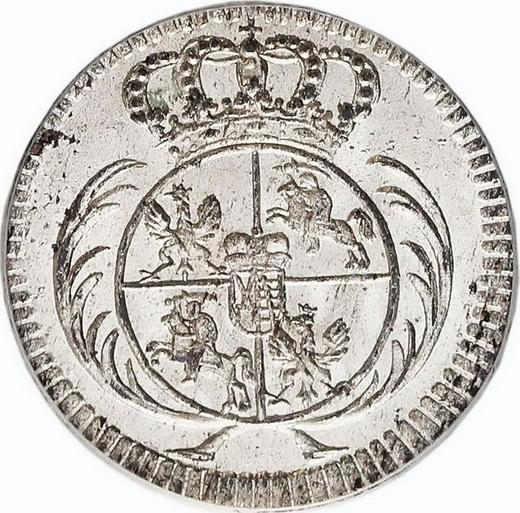 Аверс монеты - Полторак 1753 года "Коронный" - цена серебряной монеты - Польша, Август III