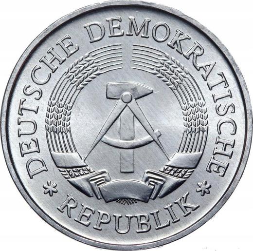 Reverso 1 marco 1986 A - valor de la moneda  - Alemania, República Democrática Alemana (RDA)