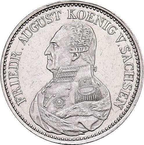Аверс монеты - Талер 1826 года S - цена серебряной монеты - Саксония-Альбертина, Фридрих Август I