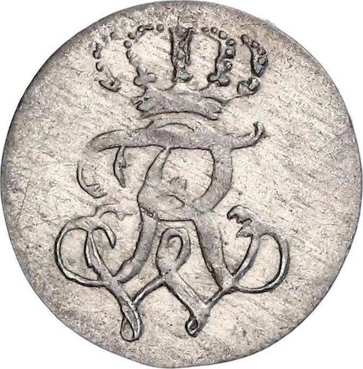 Аверс монеты - 3 пфеннига 1804 года A - цена серебряной монеты - Пруссия, Фридрих Вильгельм III