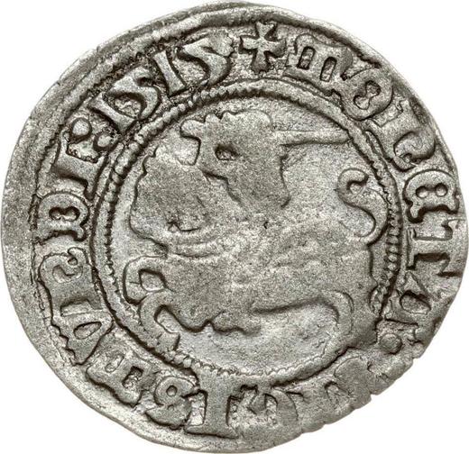 Аверс монеты - Полугрош (1/2 гроша) 1515 года "Литва" - цена серебряной монеты - Польша, Сигизмунд I Старый