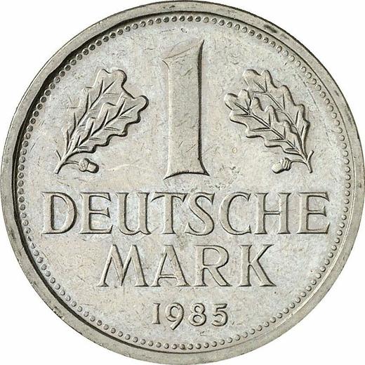 Obverse 1 Mark 1985 F -  Coin Value - Germany, FRG