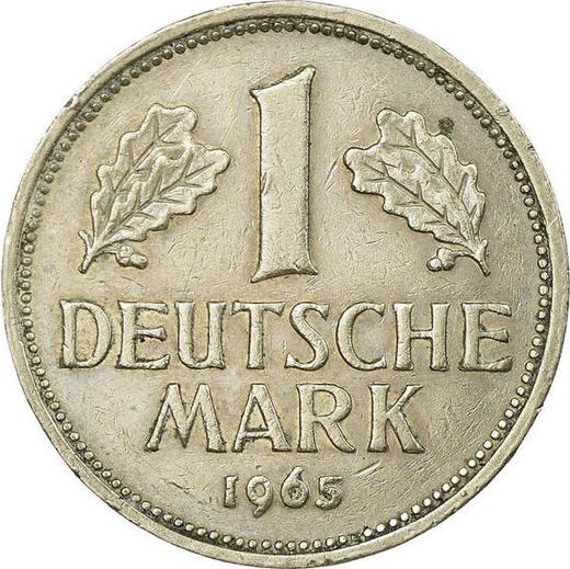 Obverse 1 Mark 1965 J -  Coin Value - Germany, FRG