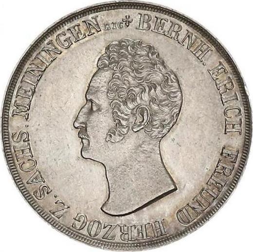 Anverso 1 florín 1836 K - valor de la moneda de plata - Sajonia-Meiningen, Bernardo II