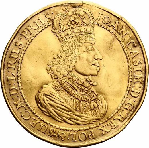 Obverse Donative 5 Ducat 1656 GR "Danzig" - Gold Coin Value - Poland, John II Casimir