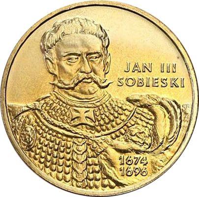 Reverso 2 eslotis 2001 MW ET "Juan III Sobieski" - valor de la moneda  - Polonia, República moderna