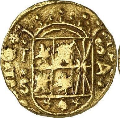 Awers monety - 4 escudo 1750 S - cena złotej monety - Kolumbia, Ferdynand VI
