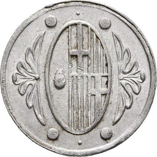 Аверс монеты - 50 сентимо без года (1936-1939) "Л’Амеллья-дель-Вальес" Без надписи - цена  монеты - Испания, II Республика