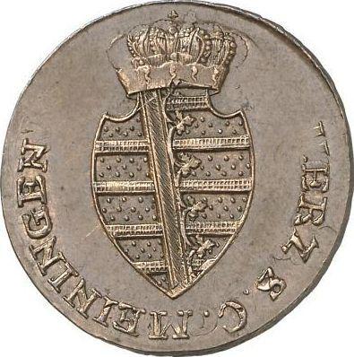 Anverso 1 Kreuzer 1814 - valor de la moneda  - Sajonia-Meiningen, Bernardo II