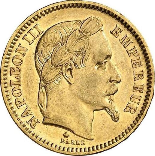 Obverse 20 Francs 1861 A "Type 1861-1870" Paris - France, Napoleon III