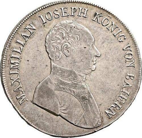Anverso Tálero 1811 "Tipo 1807-1825" - valor de la moneda de plata - Baviera, Maximilian I