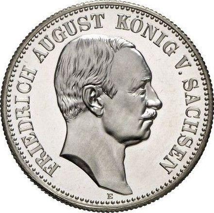 Anverso 2 marcos 1905 E "Sajonia" - valor de la moneda de plata - Alemania, Imperio alemán