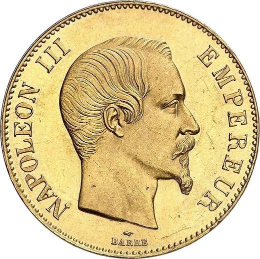 Obverse 100 Francs 1859 A "Type 1855-1860" Paris - France, Napoleon III