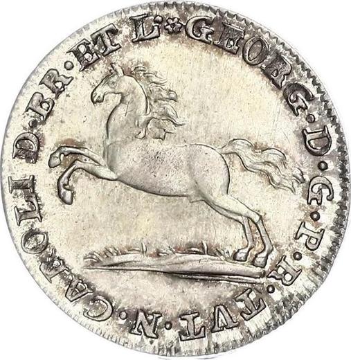 Anverso 1/12 tálero 1819 FR - valor de la moneda de plata - Brunswick-Wolfenbüttel, Carlos II