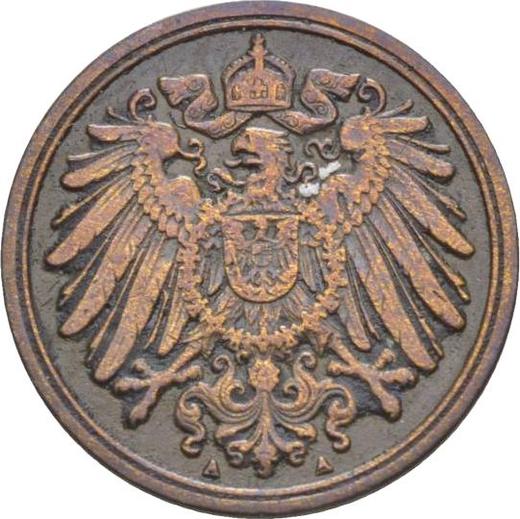 Реверс монеты - 1 пфенниг 1898 года A "Тип 1890-1916" - цена  монеты - Германия, Германская Империя