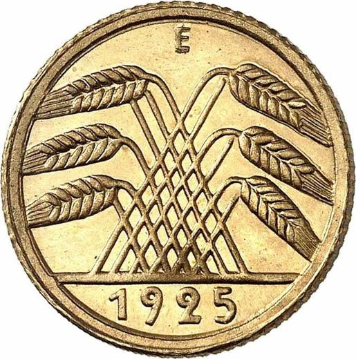 Реверс монеты - 5 рейхспфеннигов 1925 года E - цена  монеты - Германия, Bеймарская республика