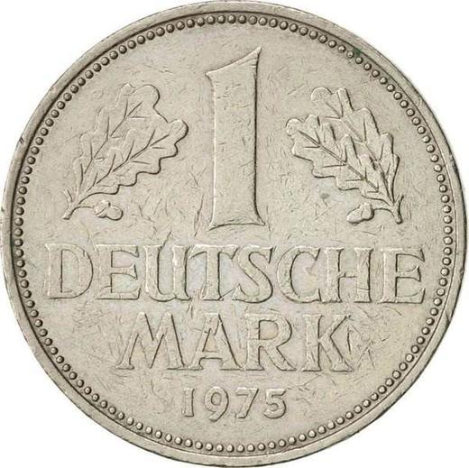 Anverso 1 marco 1975 G - valor de la moneda  - Alemania, RFA