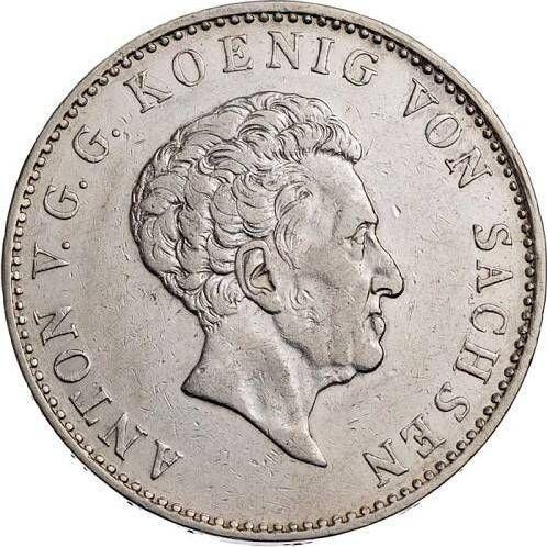Obverse Thaler 1836 G - Silver Coin Value - Saxony, Anthony