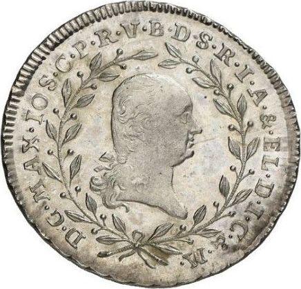 Awers monety - 20 krajcarow 1803 - cena srebrnej monety - Bawaria, Maksymilian I