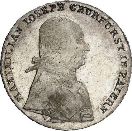 Аверс монеты - Талер 1802 года "Тип 1802-1803" - цена серебряной монеты - Бавария, Максимилиан I