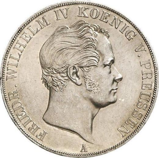 Awers monety - Dwutalar 1847 A - cena srebrnej monety - Prusy, Fryderyk Wilhelm IV