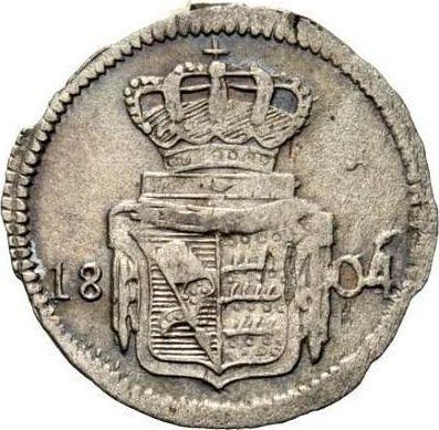 Реверс монеты - 1 крейцер 1804 года - цена серебряной монеты - Вюртемберг, Фридрих I Вильгельм