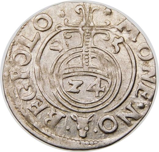 Anverso Poltorak 1625 "Casa de moneda de Bydgoszcz" - valor de la moneda de plata - Polonia, Segismundo III