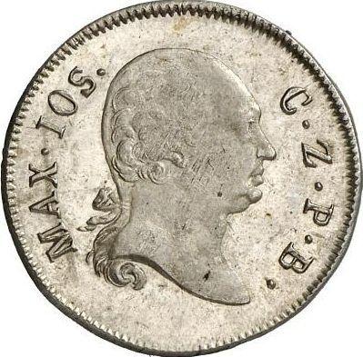 Аверс монеты - 6 крейцеров 1805 года - цена серебряной монеты - Бавария, Максимилиан I