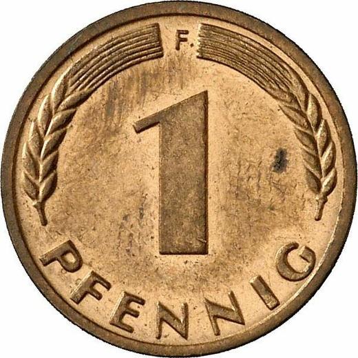 Аверс монеты - 1 пфенниг 1967 года F - цена  монеты - Германия, ФРГ