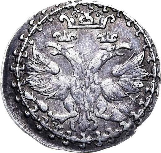 Avers Grivennik (10 Kopeken) ҂АΨΒ (1702) Große Krone - Silbermünze Wert - Rußland, Peter I