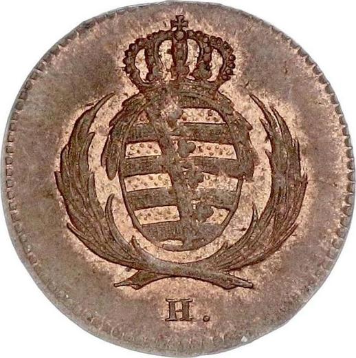 Anverso Heller 1813 H - valor de la moneda  - Sajonia, Federico Augusto I