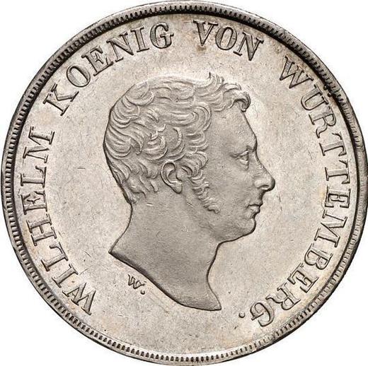 Аверс монеты - Талер 1830 года W - цена серебряной монеты - Вюртемберг, Вильгельм I