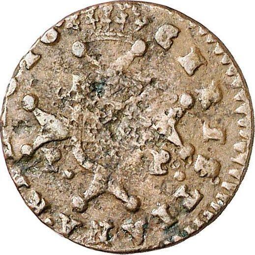 Rewers monety - 1/2 maravedi 1819 PP - cena  monety - Hiszpania, Ferdynand VII