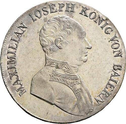 Anverso Tálero 1821 "Tipo 1807-1825" - valor de la moneda de plata - Baviera, Maximilian I