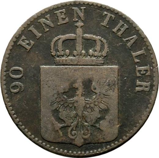 Аверс монеты - 4 пфеннига 1847 года A - цена  монеты - Пруссия, Фридрих Вильгельм IV