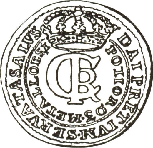 Anverso Prueba Złotówka (30 groszy) 1666 "Lituania" - valor de la moneda de plata - Polonia, Juan II Casimiro