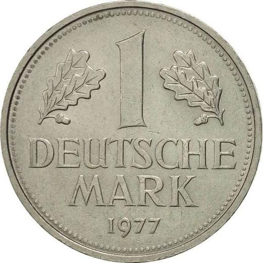 Anverso 1 marco 1977 F - valor de la moneda  - Alemania, RFA