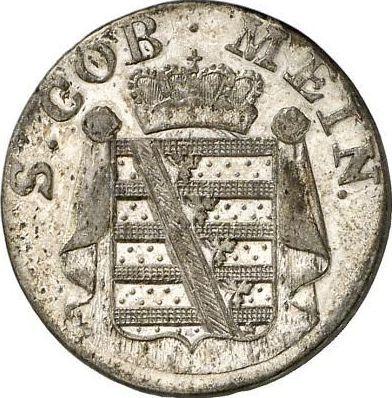 Awers monety - 6 krajcarów 1808 - cena srebrnej monety - Saksonia-Meiningen, Bernard II