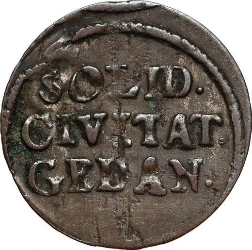 Реверс монеты - Шеляг 1688 года "Гданьск" - цена серебряной монеты - Польша, Ян III Собеский