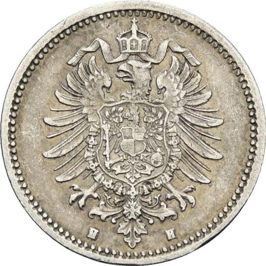 Reverse 50 Pfennig 1875 H "Type 1875-1877" - Silver Coin Value - Germany, German Empire