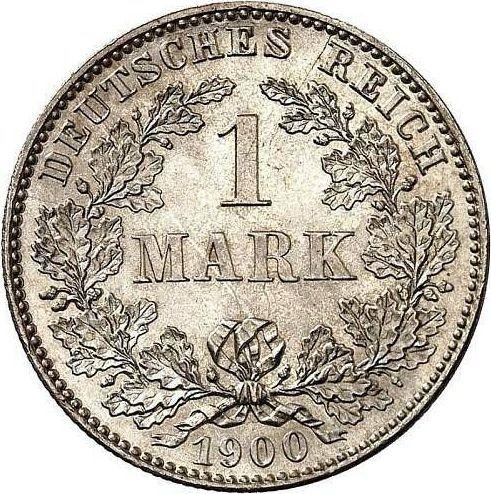 Awers monety - 1 marka 1900 J "Typ 1891-1916" - cena srebrnej monety - Niemcy, Cesarstwo Niemieckie