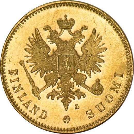Obverse 20 Mark 1912 L - Gold Coin Value - Finland, Grand Duchy
