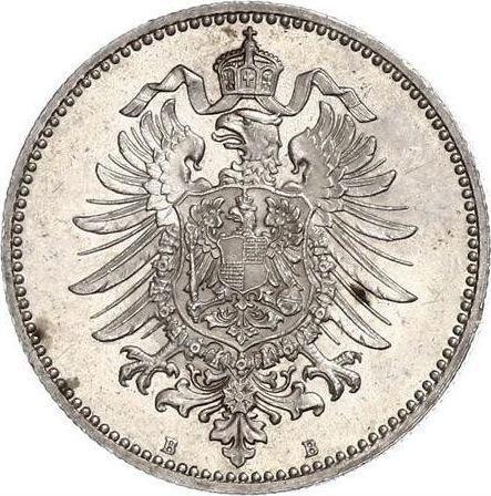 Rewers monety - 1 marka 1875 B "Typ 1873-1887" - cena srebrnej monety - Niemcy, Cesarstwo Niemieckie