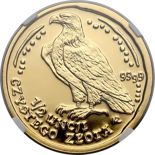 Reverse 200 Zlotych 2009 MW NR "White-tailed eagle" - Gold Coin Value - Poland, III Republic after denomination