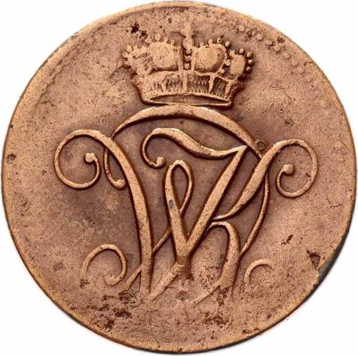 Anverso Heller 1814 - valor de la moneda  - Hesse-Cassel, Guillermo I