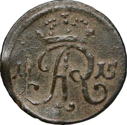 Аверс монеты - Шеляг 1715 года "Гданьский" - цена  монеты - Польша, Август II Сильный