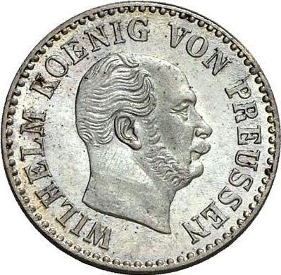 Аверс монеты - 1/2 серебряных гроша 1862 года A - цена серебряной монеты - Пруссия, Вильгельм I