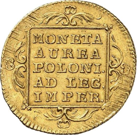 Rewers monety - Dukat 1767 "Postać króla" - cena złotej monety - Polska, Stanisław II August